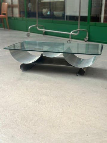 kappa - François Monnet - Table basse - Acier inoxydable,