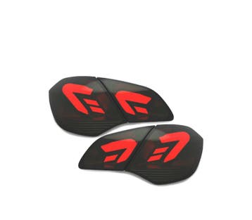 FEUX ARRIÈRE POUR OPEL ASTRA J 09-15 FULL LED NOIR FUMÉ, Autos : Pièces & Accessoires, Verzenden