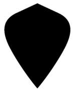 Ruthless – R4X Poly Kite - Zwart (Dart Flights), Ophalen of Verzenden, Pijlen
