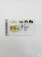 Zonder minimumprijs - 101 pcs Diamant (Kleurbehandeld) -, Handtassen en Accessoires, Edelstenen, Nieuw