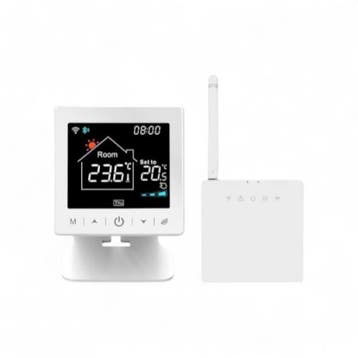 Smart WiFi Opbouw Thermostaat | Tiptoetsbediening | Draadloo, Verzenden, Nieuw
