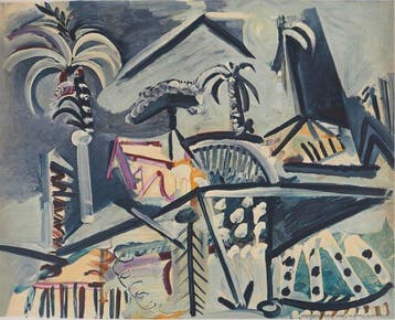 Pablo Picasso (1881-1973) - Cote dAzur : Paysage à Mougins