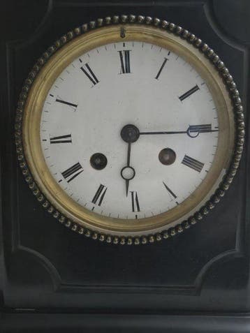 Pendule - Marmer, Brons - 1910-1920, Antiek en Kunst