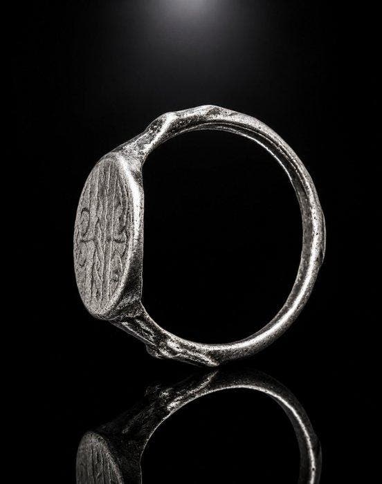 Middeleeuwen - Vikingetijd De Zilveren Rune van Odins, Bijoux, Sacs & Beauté, Bijoux anciens