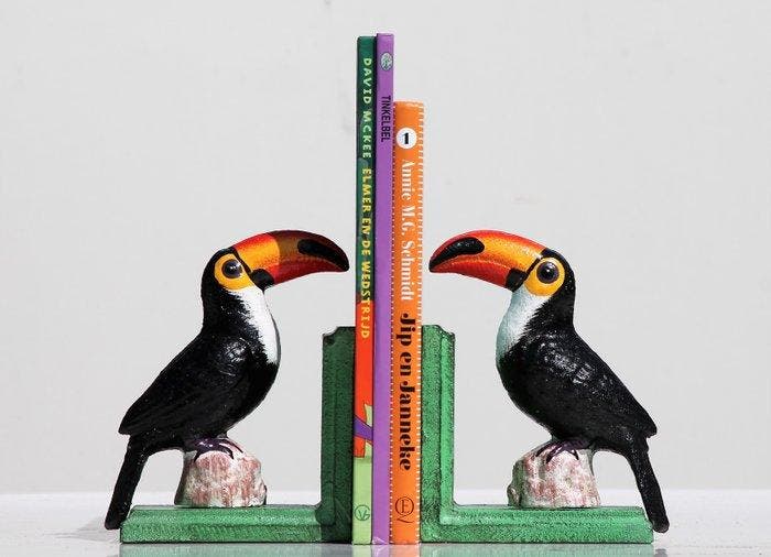 Boekensteunen (2) - guinness bier - Metaal, Antiquités & Art, Art | Objets design