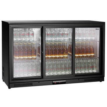 Barkoelkast | 280L | Zwart | +1°C/+9°C | Statisch +, Verzenden