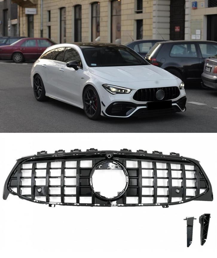 GT-R Look Front Grill voor Mercedes CLA W118 / C118 / X118, Auto diversen, Tuning en Styling, Ophalen of Verzenden