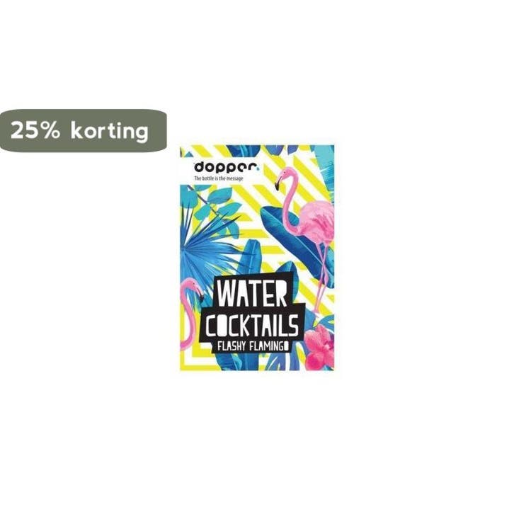 Dopper water cocktails boekje - Water Cocktails Flashy, Livres, Loisirs & Temps libre, Envoi