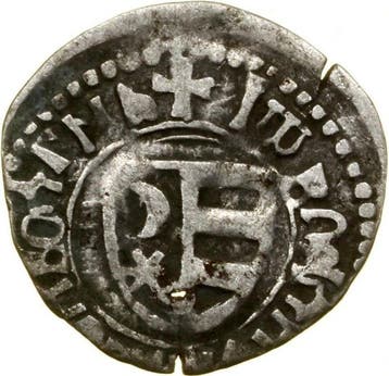Vorstendom Walachije. Vladislav II. Silver Dinar 1447-1456, Postzegels en Munten