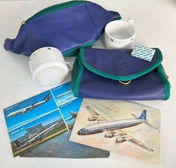Themacollectie - Vintage Airlines Business Class, Antiquités & Art