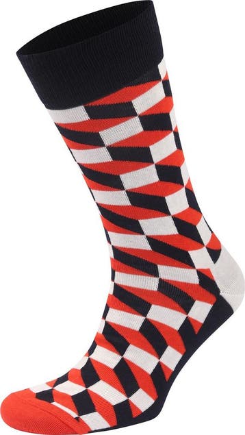Happy Socks Sokken Blokken Rood maat 41-46 Heren, Verzenden, Nieuw, Happy Socks