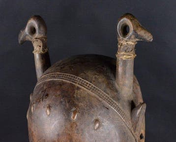 Ceremoniemasker van de Dje - Yaure - Ivoorkust, Antiek en Kunst