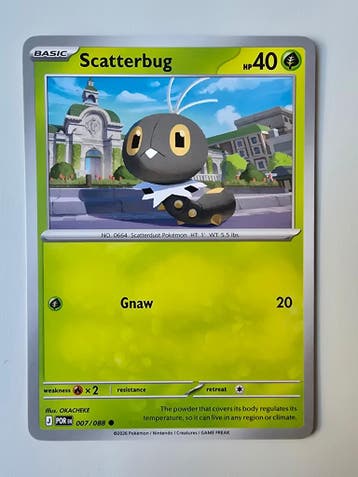 SCATTERBUG (PERFECT ORDER 007/088) (TRADING CARD), Gebruikt