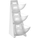 Buffetstandaard | RVS/Kunststof | 3x 1L | 190x240x410(h)mm, Verzenden, Nieuw in verpakking