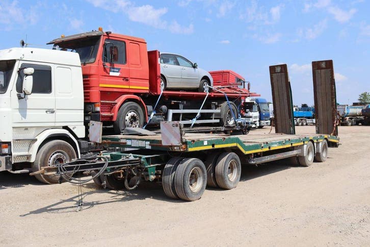 Veiling: Semi-Dieplader Schwarzmuller T4 G01VBN1 40000kg 201, Autos, Camions, Enlèvement