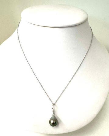 Collier - 18 carats Or blanc, Nieuw