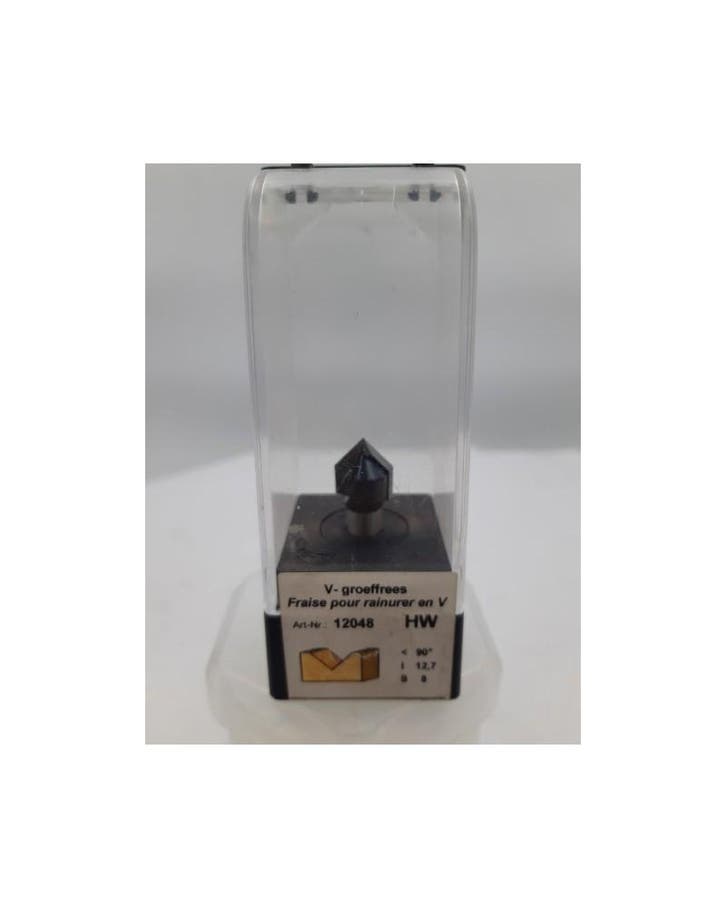 ENT V-groeffrees HM 90 graden A 12.7mm, Kolf 8mm, Articles professionnels, Machines & Construction | Travail du bois, Envoi