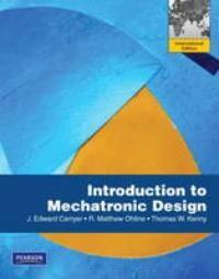 Introduction to Mechatronic Design:International Edition, Livres, Langue | Anglais, Envoi
