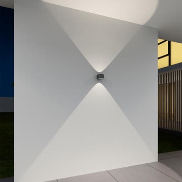 Wandverlichting modern Icon Up en Down Muurlamp Zwart, Verzenden