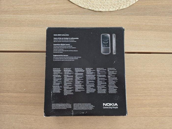 Nokia 8800 carbon - NEW - Mobiele telefoon - In originele, Games en Spelcomputers, Spelcomputers | Overige Accessoires