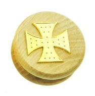 Houten Kruidengrinder Ø55mm Kruis, Verzenden