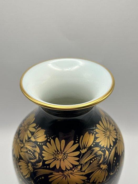 Hutschenreuther - Vaas - Porselein - Echt Kobalt porselein, Antiek en Kunst, Antiek | Glaswerk en Kristal