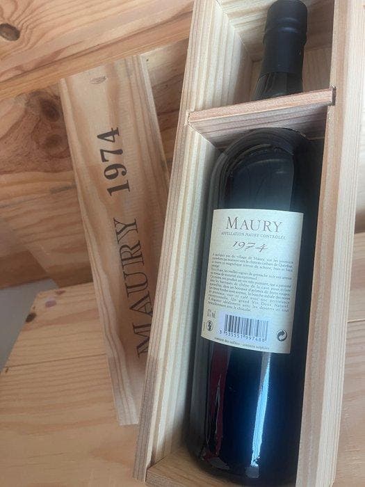 1974 NSCR, Maury - Maury DOC, Vin Doux Naturel - 1 Fles, Collections, Vins
