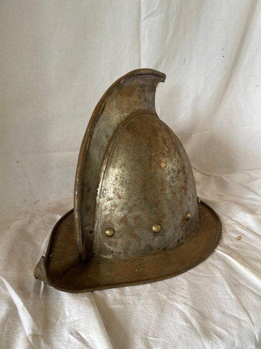 Staal, Spanish Morion Replica Helm - 26 cm (Zonder, Verzamelen, Mineralen en Fossielen