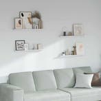vidaXL Wandplank met plank 4 pcs Wit Marmer 80 x 9 x 3 cm, Verzenden