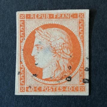 France 1849/1850 - 1° émission des timbres aux type Cérès, Postzegels en Munten, Gestempeld