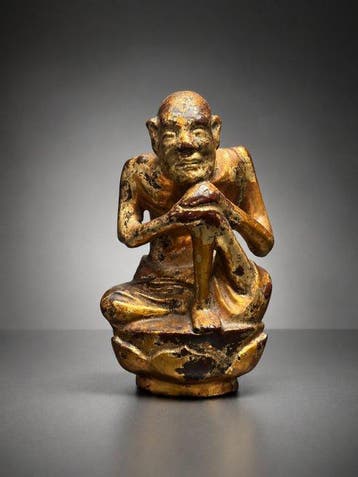 Statuette dAscète - Fin du XIX siècle - Dynastie des