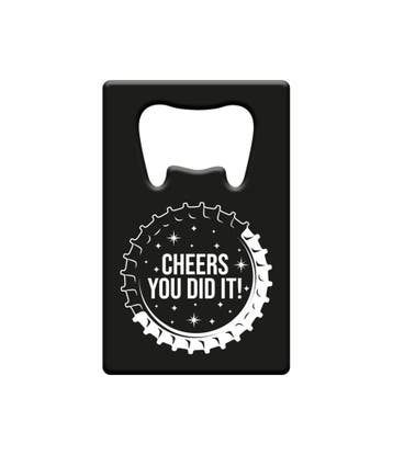 Bieropener Cheers You Did It, Verzenden, Nieuw
