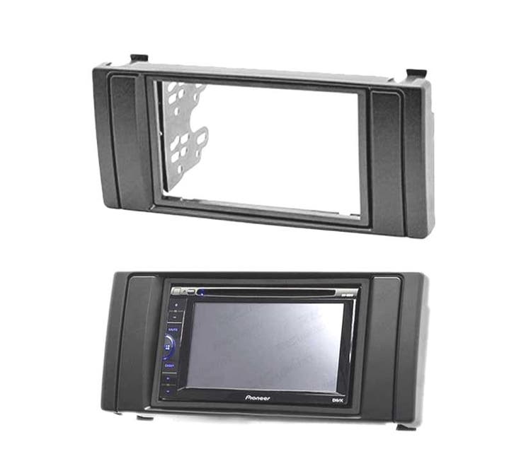 FACADE AUTORADIO NOIR 2 DIN POUR BMW SÉRIE 5 E39 ET X5 E53, Auto diversen, Autoradio's, Verzenden