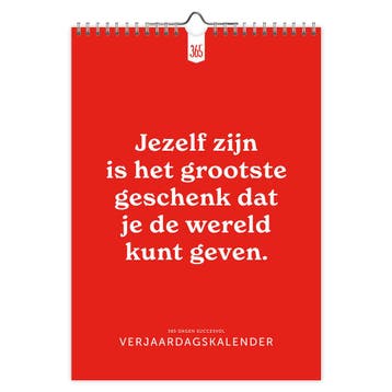 365 Dagen succesvol verjaardagskalender A4, Ophalen of Verzenden, Nieuw in verpakking