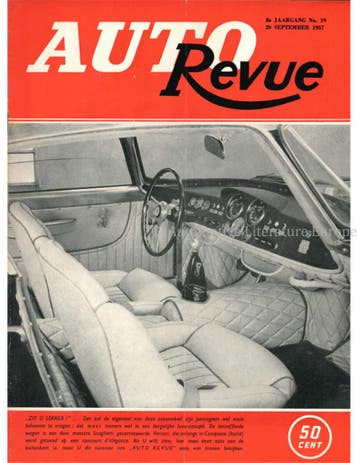 1957 AUTO REVUE MAGAZINE 19 NEDERLANDS