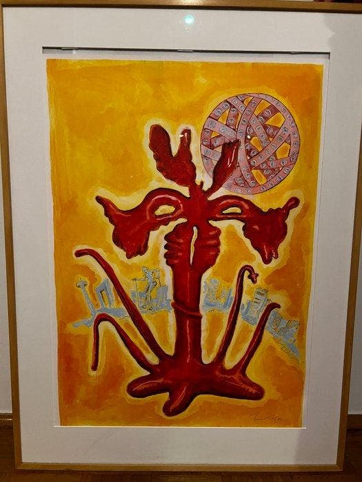 Jörg Immendorff (1945-2007) - Unbekannt, Antiquités & Art, Antiquités | Autres Antiquités