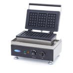 Wafelijzer | 50–300°C | RVS | Drie wafels tegelijk | 1.75kW, Verzenden