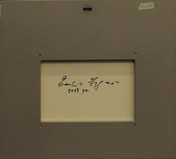 Emilio Isgrò (1937) - Non uccidere