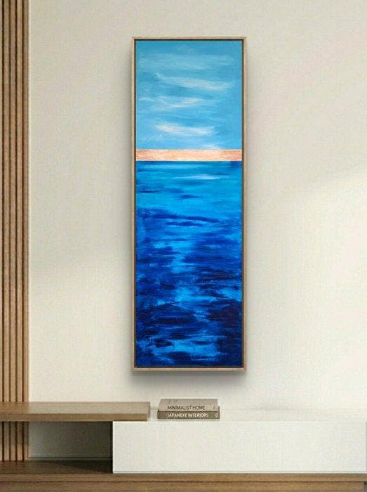 Gaby Acevedo - Mar - Infinitud (XL), Antiquités & Art, Art | Peinture | Moderne