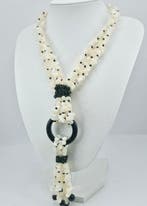 Argent - Collier - Madreperla et Agata Nera
