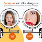 2dekans | Goliving Make Up Spiegel Met Verlichting - Ø25 cm, Ophalen of Verzenden, Nieuw