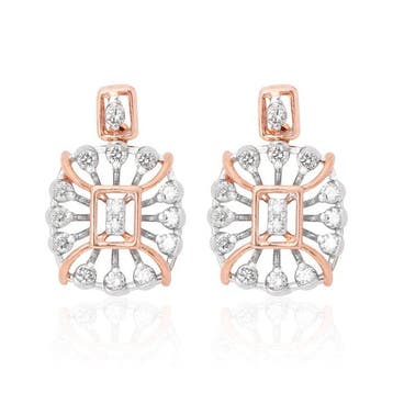 Ensemble de bijoux 2 pièces - 14 carats Or rose - 1.46ct.
