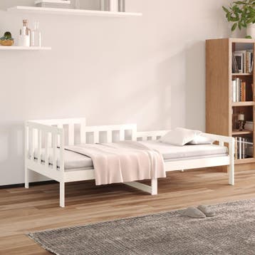 vidaXL Slaapbank zonder matras 90x200 cm massief grenenhout, Verzenden, Nieuw