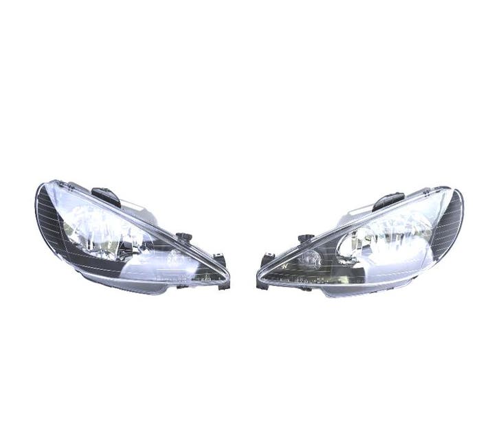PHARES PEUGEOT 206 03- 06 CABRIO HATCHBACK SW GTI NOIR H7, Auto-onderdelen, Verlichting, Verzenden