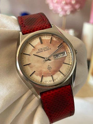 Seiko - Grand Quartz Plum Patina Ultra Rare - Zonder