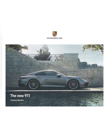 2020 PORSCHE 911 CARRERA HARDCOVER BROCHURE ENGELS, Boeken, Nieuw