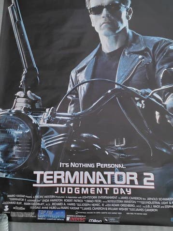 The cimarron group - Affiche de cinema du film terminator 2, Verzamelen, Nieuw