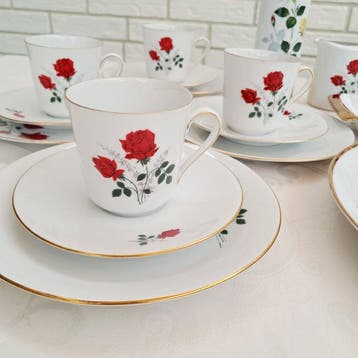 J. Kronester, Winterling, Marktleuthen - Koffieservies (22)