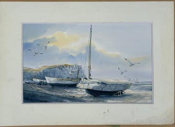 Christian Zaber (1950) - Bord de Mer - Marine - Vue