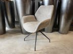 Veiling - Eetkamerstoel Mondial (set van 4) weefstof - taupe, Huis en Inrichting, Stoelen, Nieuw